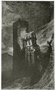 La Tourgue - Illustration aus Quatre Vingt Treize, 19. Jahrhundert von Victor Hugo