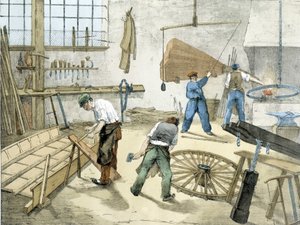 Jansons Lithographie, 19. Jahrhundert