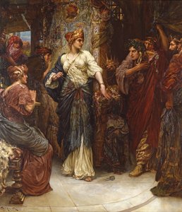 Penelope und die Freier, 1900 von Victor John Robertson