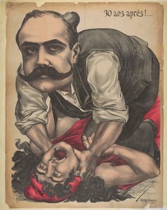 Musée des Horreurs Galerie der Schrecken: Alfred Dreyfus, 1899 von Victor Lenepveu