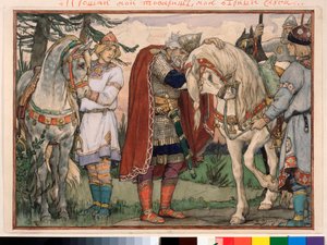 Das Lied von Oleg dem Weisen von Victor Mikhailovich Vasnetsov