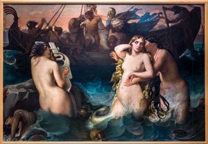 Odysseus und die Sirenen, vor 1848
