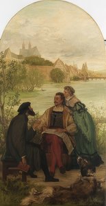 Ritter Hartmut von Kronberg bei dem Reformator Oecolampadius in Basel