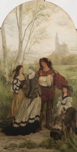 Ritter Hartmut von Kronberg nimmt von seinen Angehörigen Abschied von Victor Müller