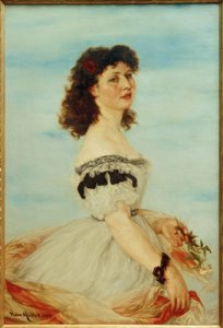 Bildnis der Berta von Radowitz als junges Mädchen von Victor Müller