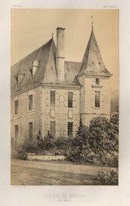 Schloss De Baclair (Seine inférieure) von Victor Petit