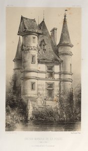 Altes Herrenhaus De La Fosse (Saône et Loire) von Victor Petit