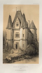 Herrenhaus De Villechétive (Nièvre) von Victor Petit