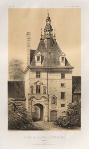 Tor des Schlosses von Outrelaise (Calvados) von Victor Petit
