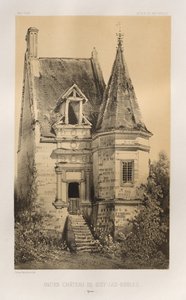 Altes Schloss von Gisy-Les-Nobles (Yonne) von Victor Petit