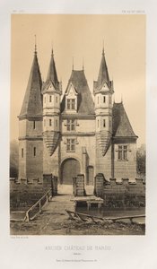 Altes Schloss von Barou (Calvados) von Victor Petit