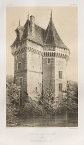 Schloss von Tévray (Eure) von Victor Petit