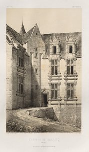 Schloss von Bernesq (Calvados) von Victor Petit