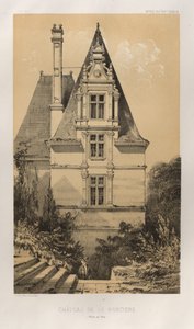Architektur Pittoresque oder Denkmäler des 15. und 16. Jahrhunderts: Schlösser Frankreichs des 15. und 16. Jahrhunderts: Pl. 37, Schloss von La Ranciere (Maine-et-Loire) von Victor Petit