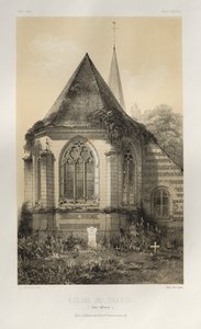 Pl. 56, Église Du Tilleul Seine inférieure, 1860 von Victor Petit