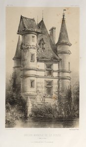Pl. 63, Altes Herrenhaus De La Fosse Saône et Loire, 1860