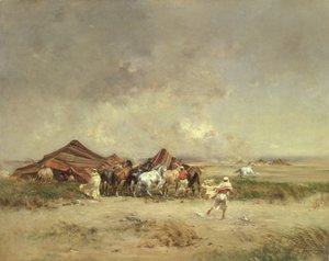 Arabisches Lager, 1872