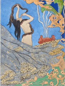 Illustration zu Salammbô von Gustave Flaubert, 1893 von Victor Prouvé
