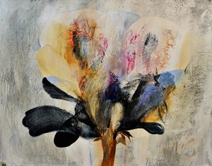 Abstrakte Blumenblüte