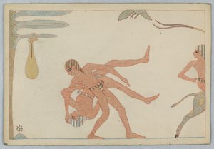 Die Diebe und der Esel, Illustration zu Äsops Fabeln von Victor Wilbour