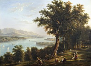 Blick vom Hyde Park auf den Hudson River, 1845