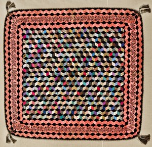 Tumbling Blocks Quilt, ca. 1865-70 von Victoria Royall Broadhead