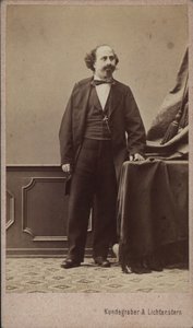 Porträt des Geigers und Komponisten Moritz Kässmayer von Vienna . Photo studio Kundegraber and
