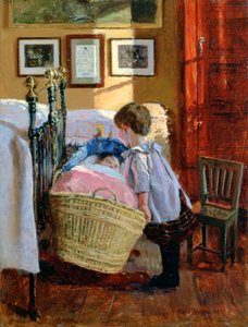 Das wachsame Auge, 1889 von Viggo Christian Frederik Vilhelm Pedersen