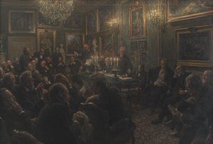 Eine Akademieratssitzung in Charlottenborg im Jahr 1904