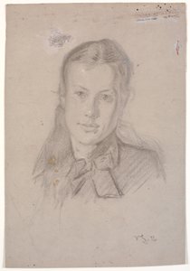 Porträt von Martha Møller (verheiratet mit Viggo Johansen 1880) von Viggo Johansen