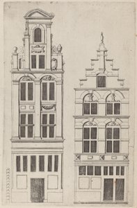 Niederländische Fassadenansicht: pl. 5 von Vignola