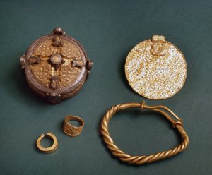 Wikinger-Schmuck aus Gotland, Schweden. 10. Jahrhundert. Stockholm, Historiska Museet von Viking