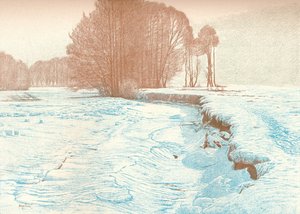 Winter am Ufer der Garam, 1909