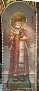 Heiliger Gurias, Erzbischof von Kasan, 1885-1896 von Viktor Mikhaylovich Vasnetsov