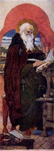 Der gesegnete Chronist Nestor von Viktor Mikhaylovich Vasnetsov