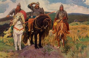 Die Krieger von Viktor Mikhaylovich Vasnetsov
