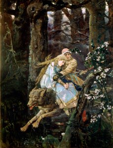 Zarewitsch Iwan reitet den grauen Wolf, 1889