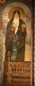 Der ehrwürdige Nikita Stylites von Pereyaslavl, 1885-1896 von Viktor Mikhaylovich Vasnetsov
