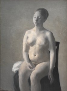 Sitzender weiblicher Akt