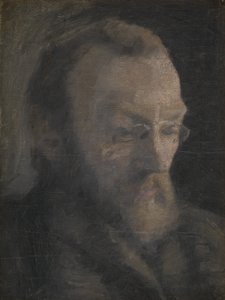 Der Kunsthistoriker Karl Madsen, später Direktor des Statens Museum for Kunst von Vilhelm Hammershøi