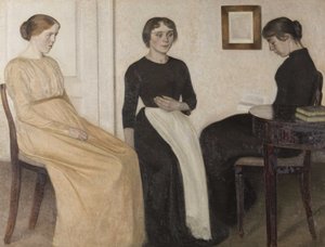 Drei junge Frauen, 1888