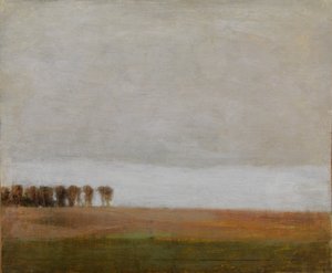 Ansicht von Jægersborg Allé. Gentofte, nördlich von Kopenhagen von Vilhelm Hammershøi