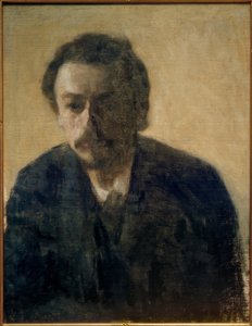 Selbstporträt V. Hammershøi, 1891