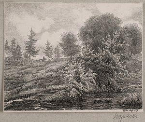 Hügel bei einem Moor von Vilhelm Kyhn