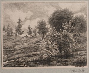 Hügel bei einem Moor von Vilhelm Kyhn