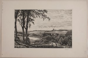Nachmittagslandschaft, Seeland von Vilhelm Kyhn