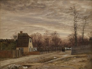 Abend nach dem Tauwetter. Taabæk, nördlich von Kopenhagen von Vilhelm Kyhn