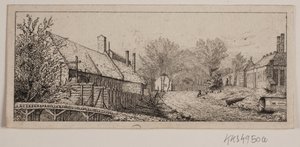 Straßenszene in Frederiksværk von Vilhelm Kyhn