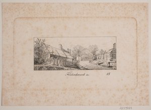 Straßenszene in Frederiksværk von Vilhelm Kyhn