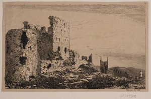 Hammershus auf Bornholm von Vilhelm Kyhn